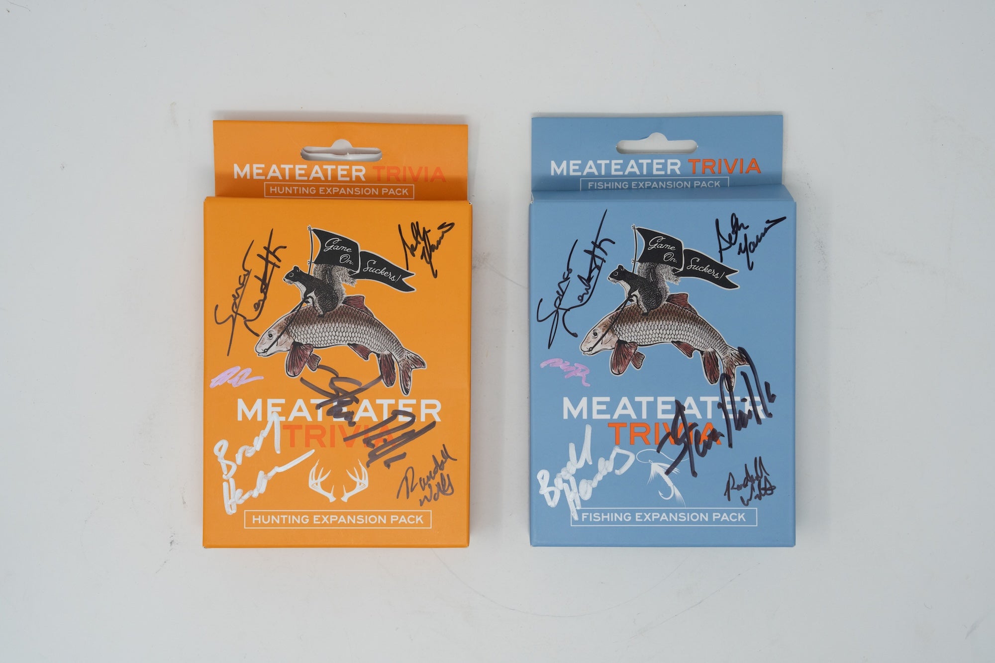 Signed MeatEater Trivia Expansion Packs