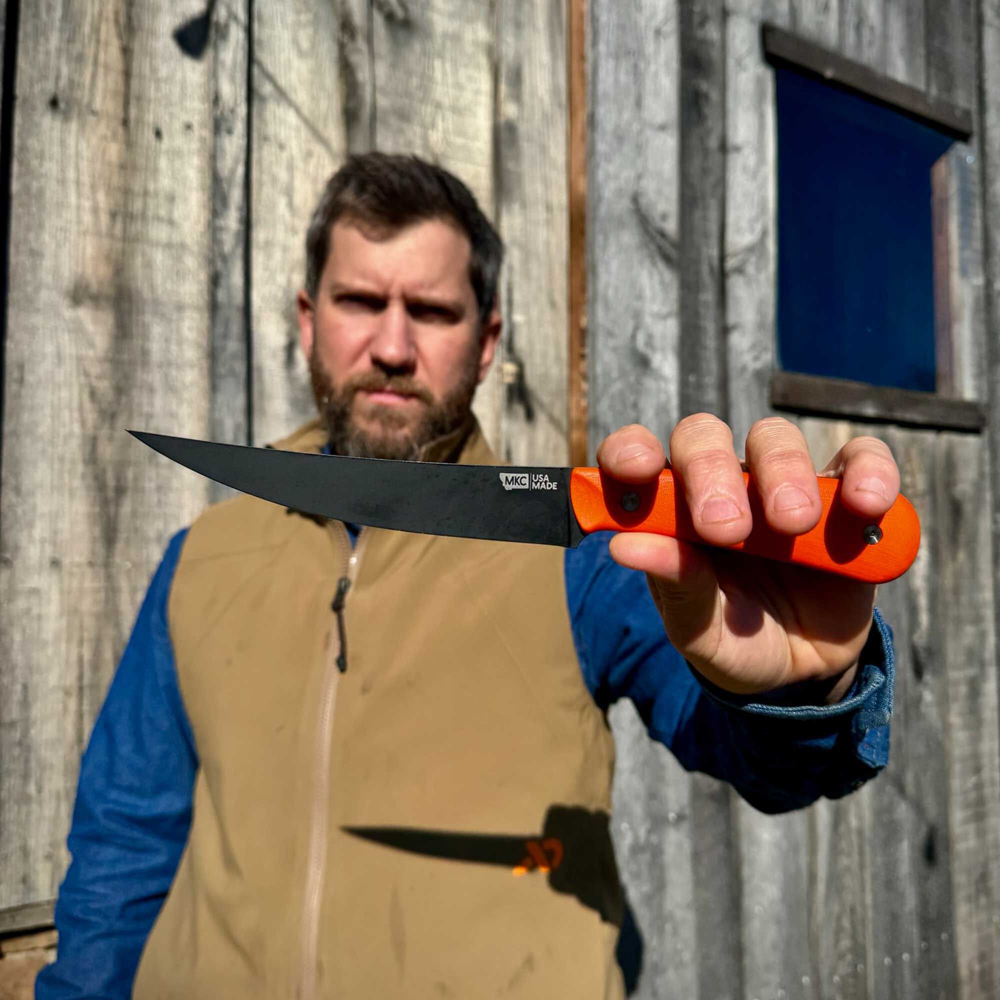 MeatEater x MKC MeatEater Edition Sawtooth Slicer Knife