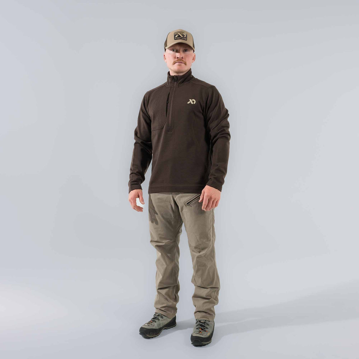 Men's Rugged Wool QZ