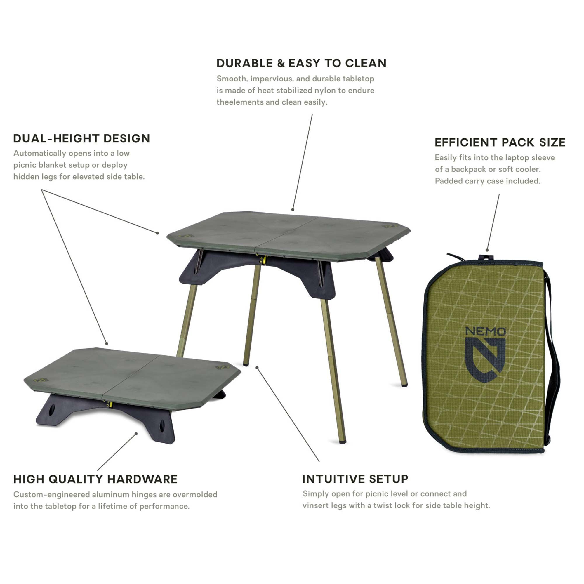 NEMO Moonlander Dual-Height Table