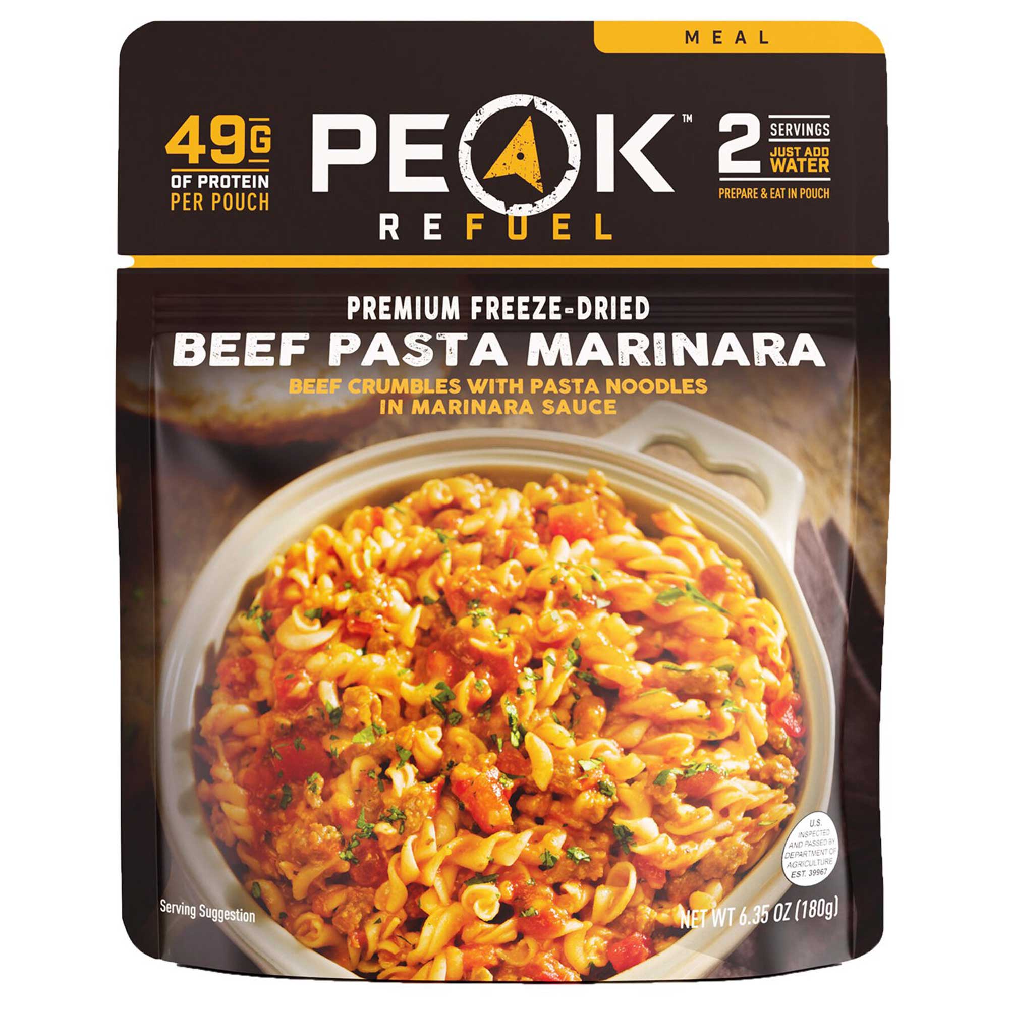 Peak Refuel Beef Pasta Marinara