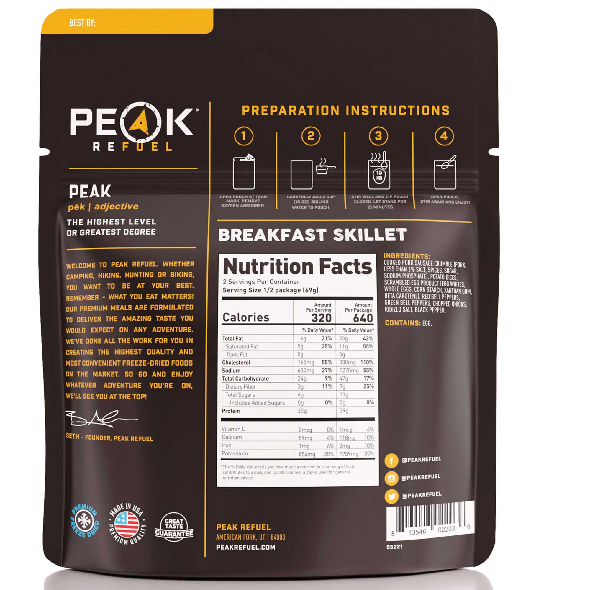 Peak Refuel Breakfast Skillet