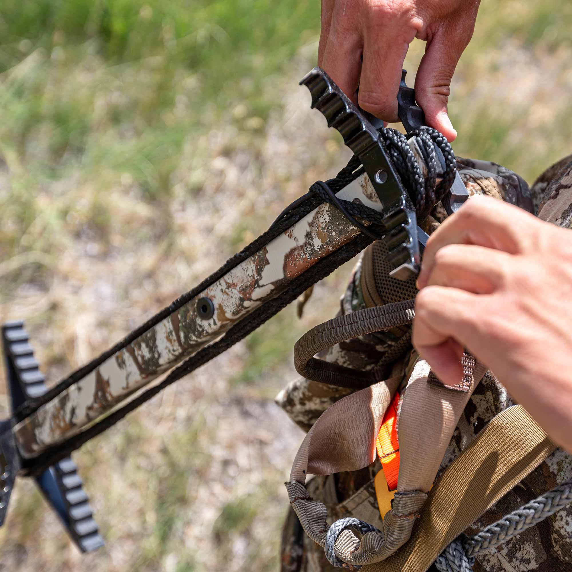 Timber Ninja C1 Fiber Climbing Stick in Specter Camo