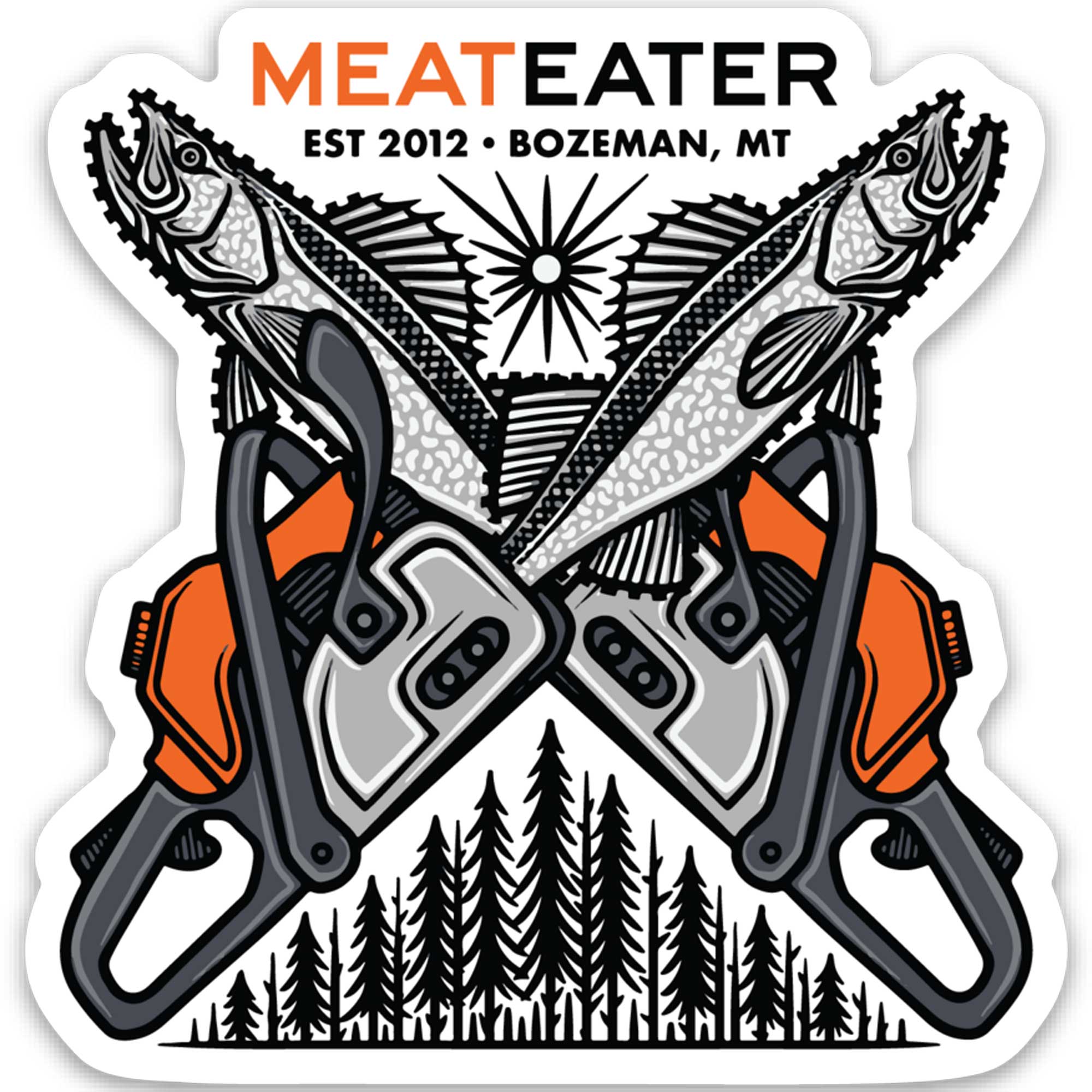 Walleye Saw Sticker