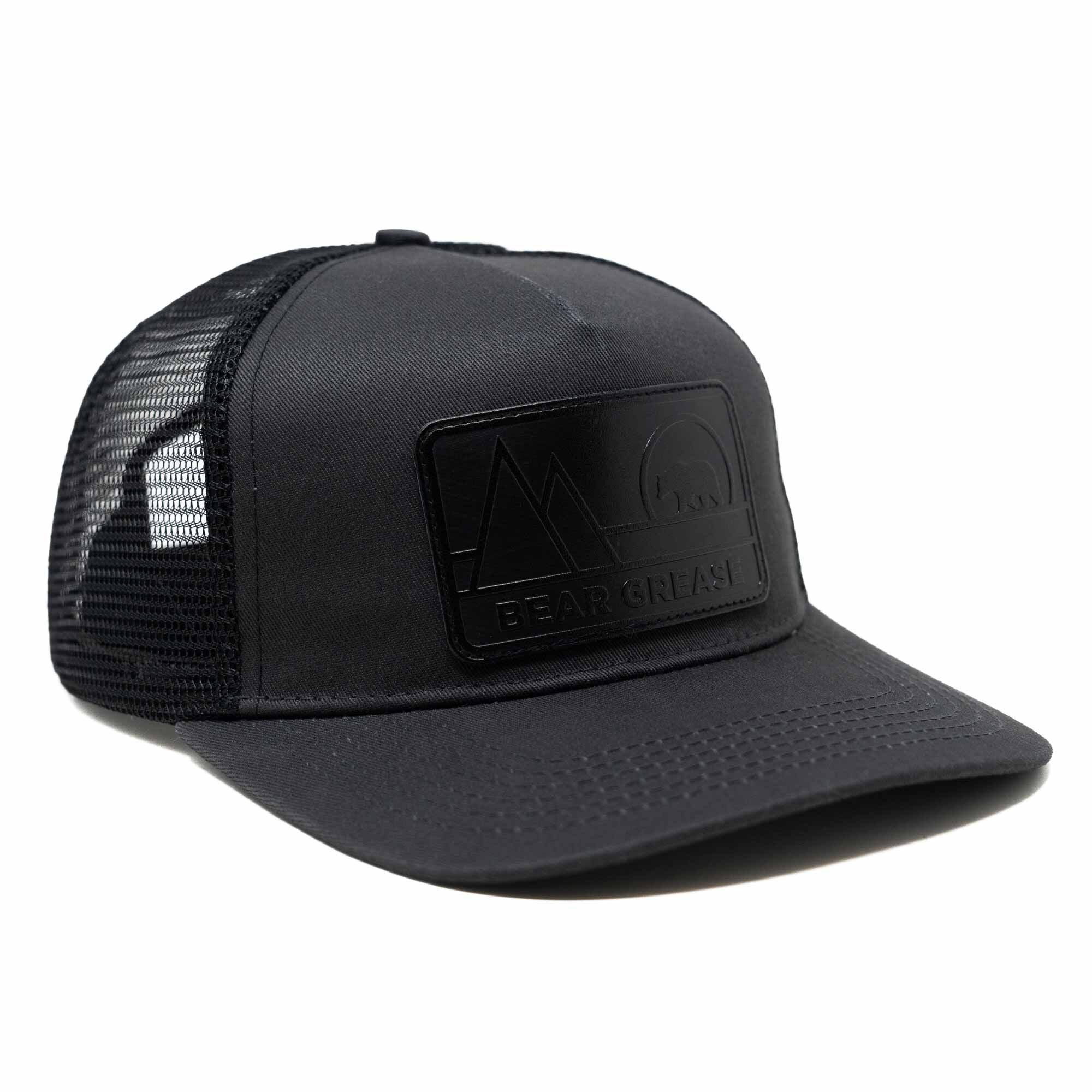 Bear Grease Leather Patch Hat