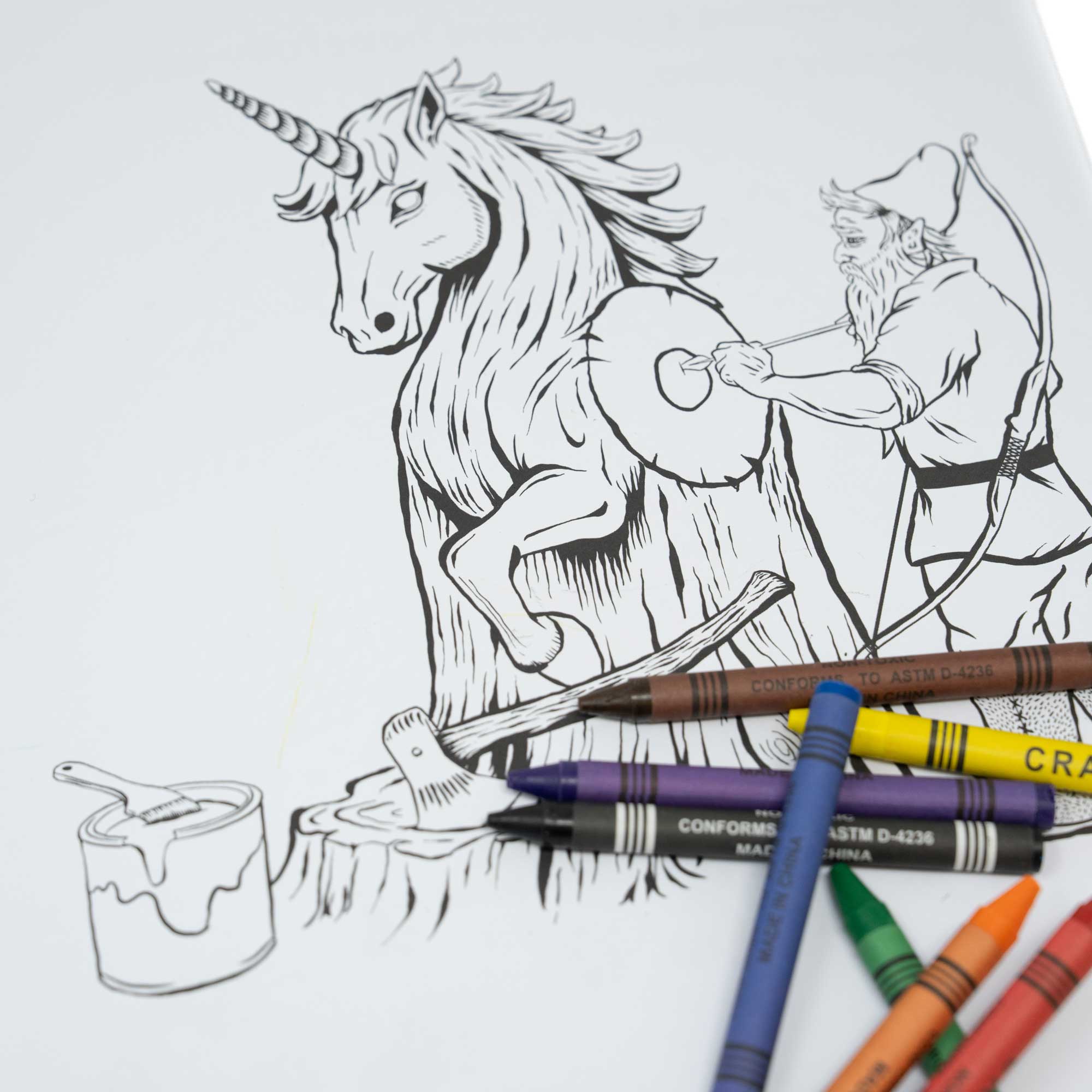 Color the Hunt: Adventures of the MeatEater Gnome Coloring Book