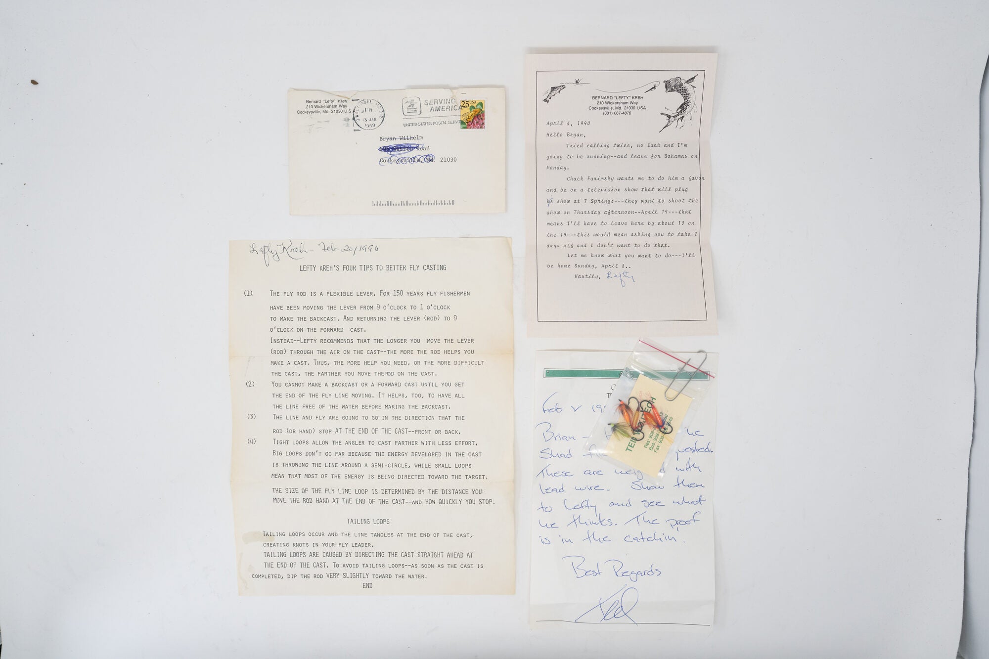 Fly Fishing Memorabilia From The Personal Collection Of Lefty Kreh