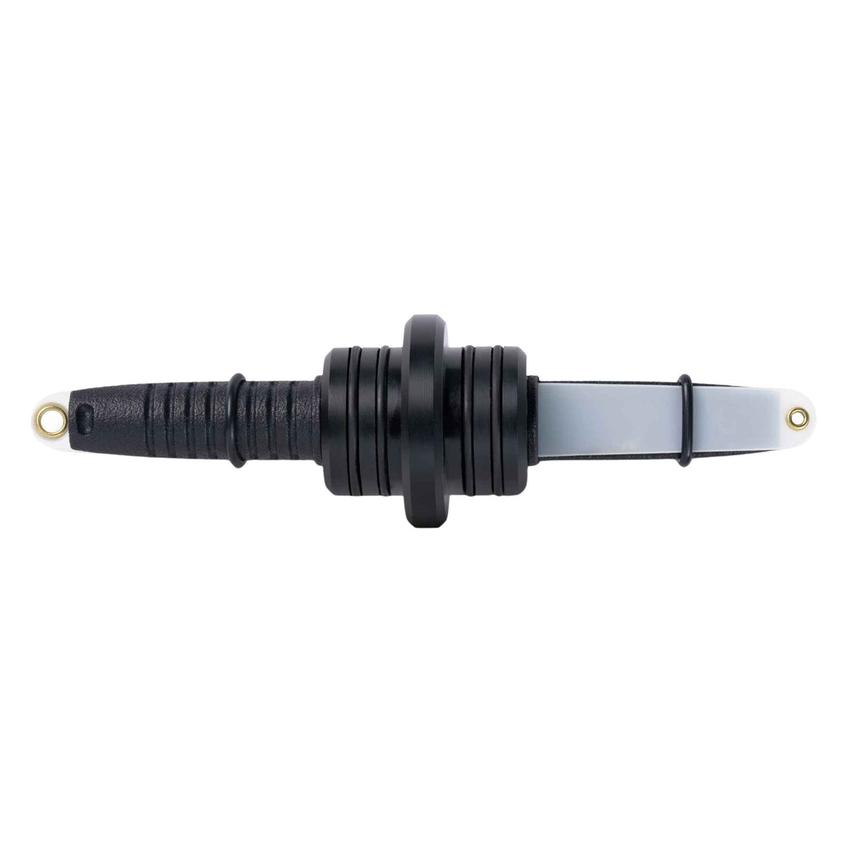 MeatEater x Phelps deer call in black and white plastics.