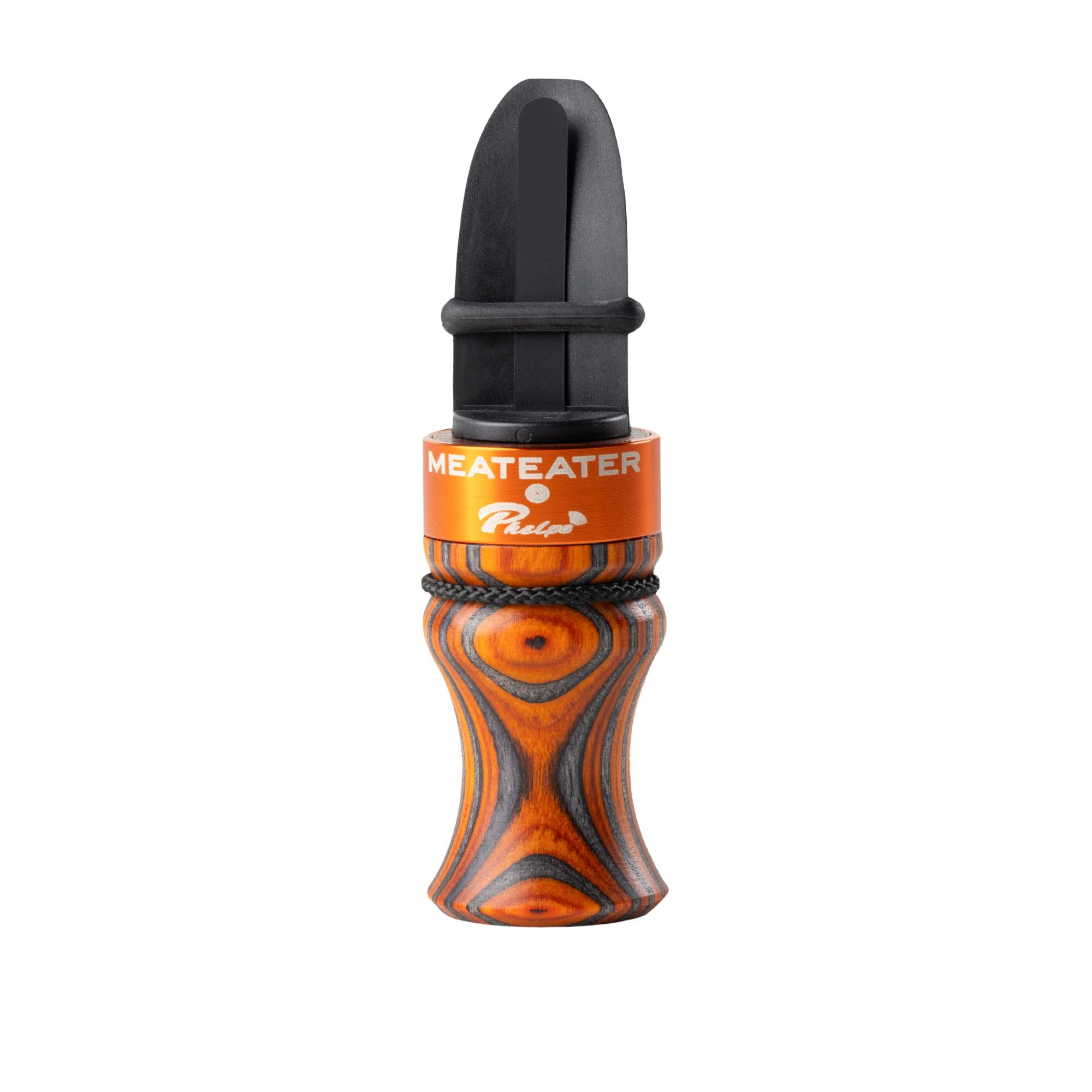 Orange MeatEater x Phelps elk call with black top