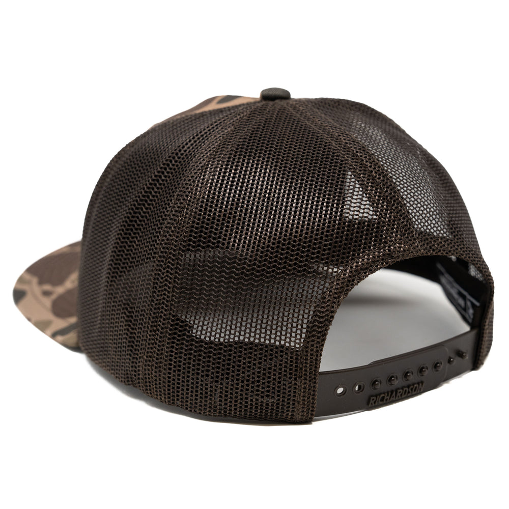 Old South Signature Leather Patch Osland Camo - Trucker Hat