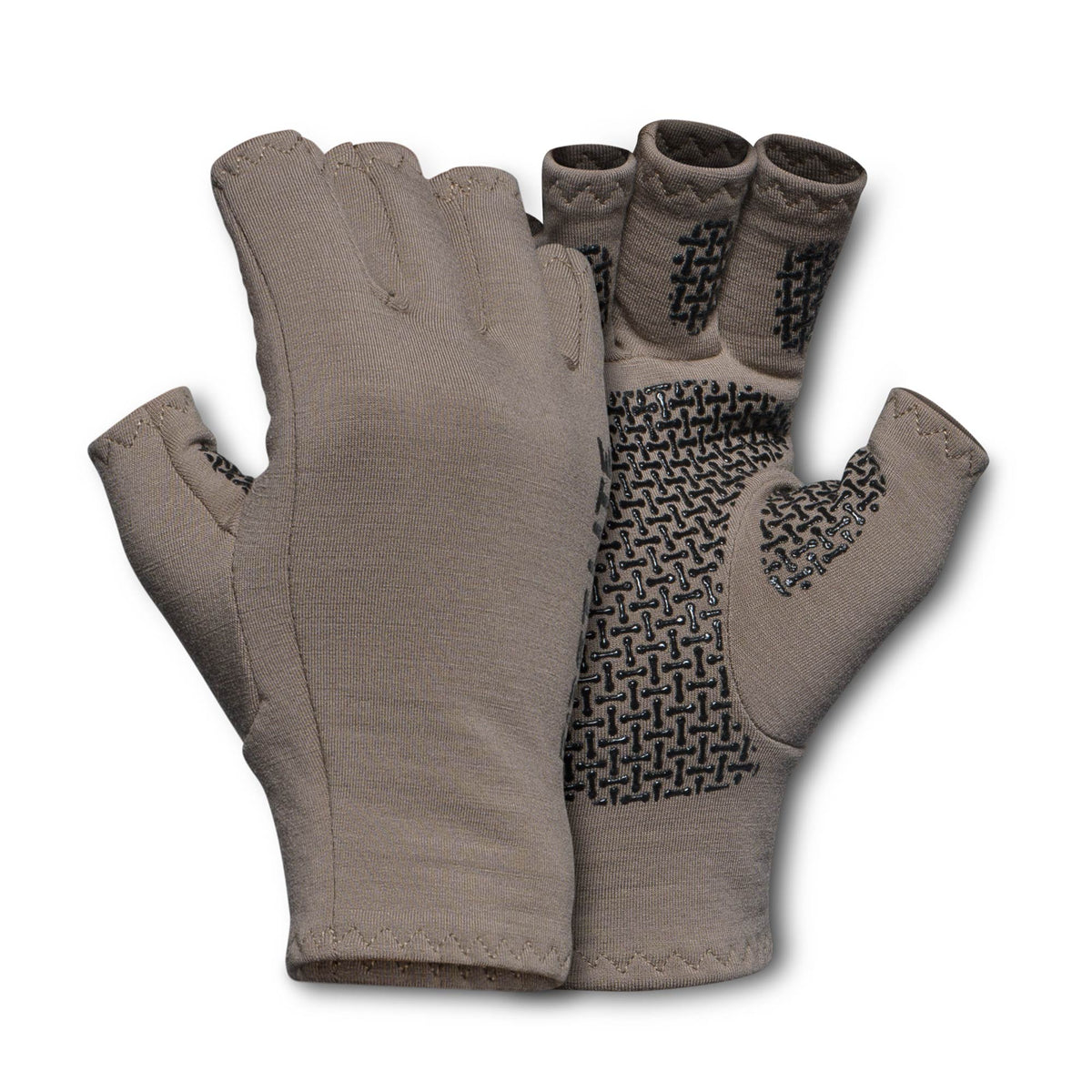 Rugged Wool Half Finger Glove