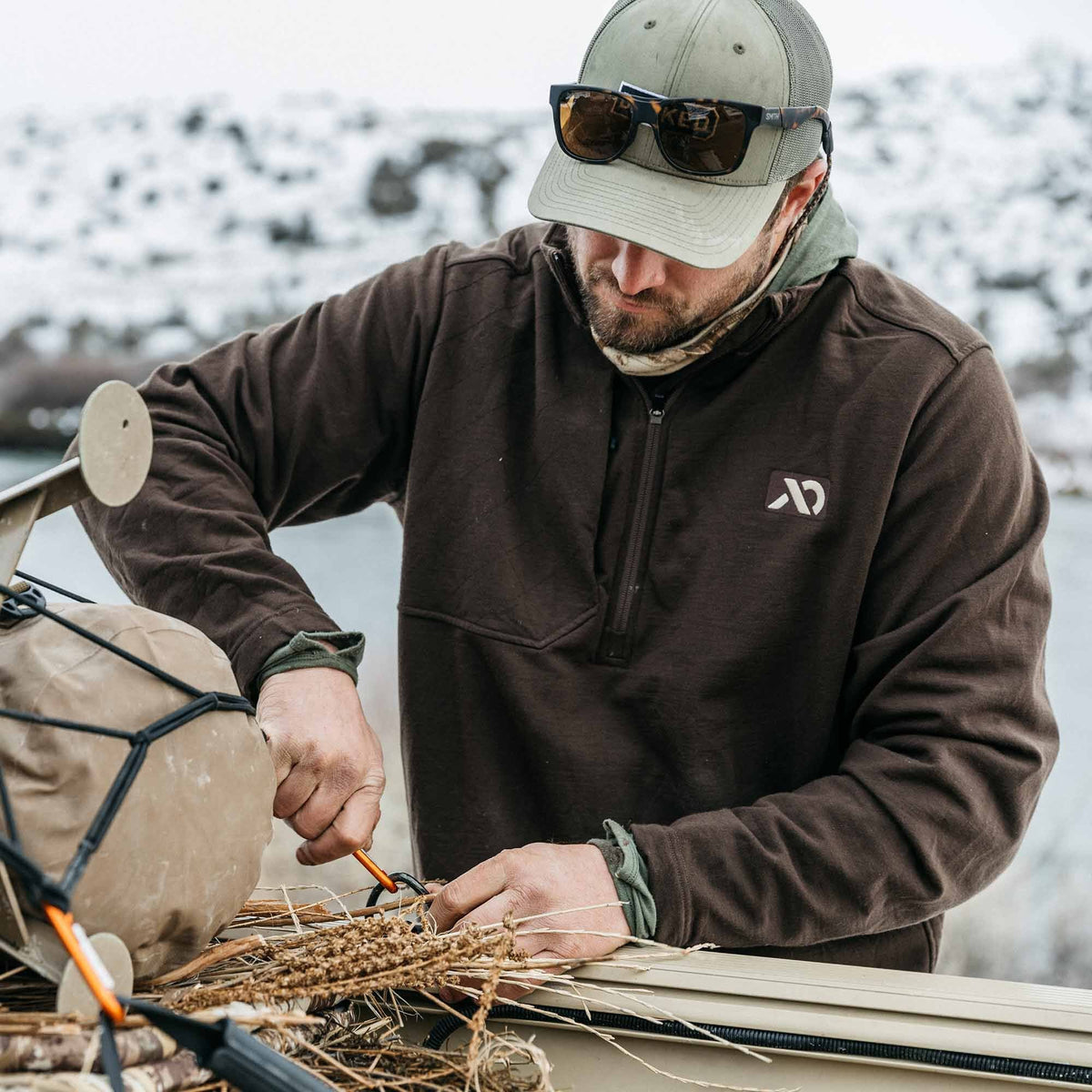 Men's Rugged Wool QZ