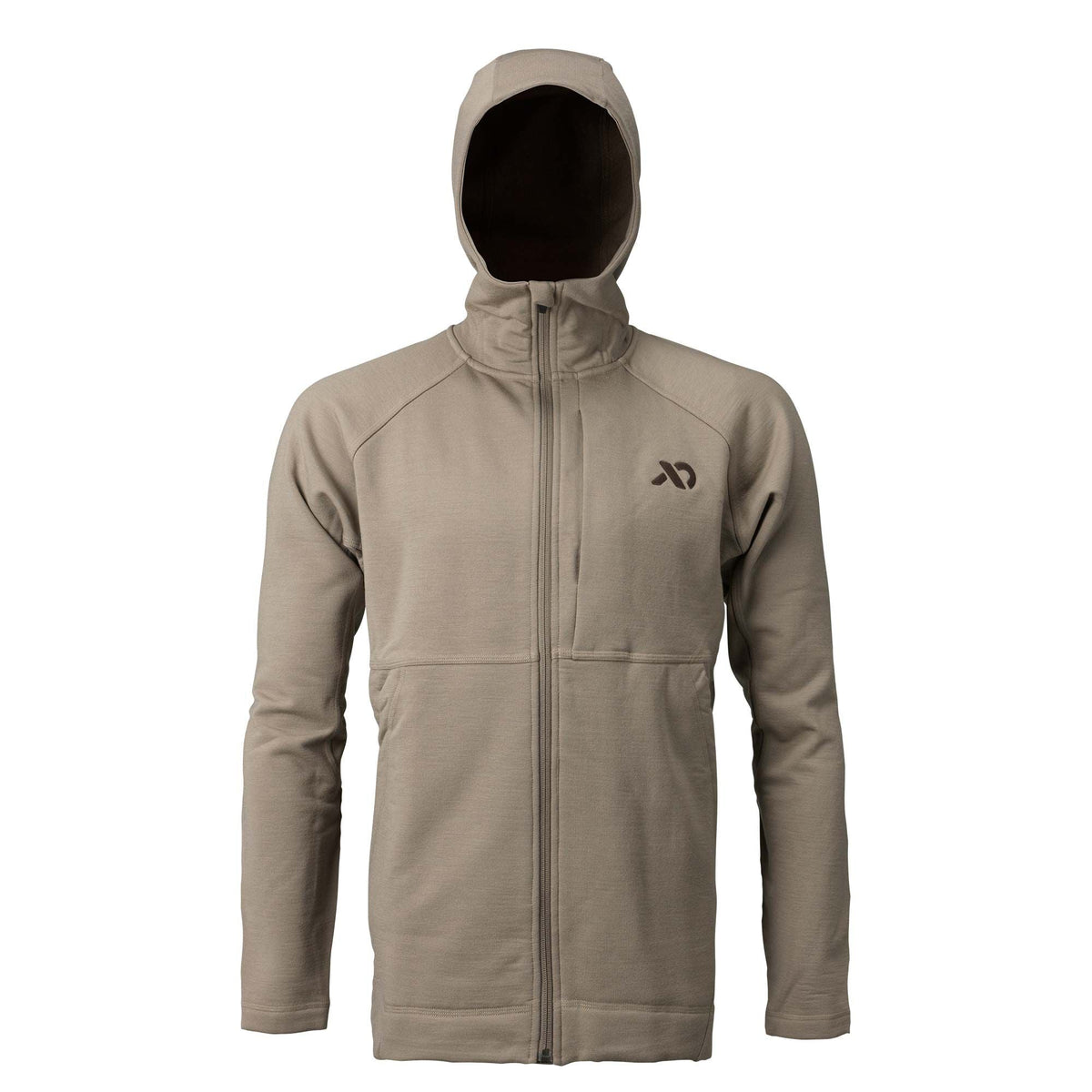 Men's Rugged Wool Zip Hoody