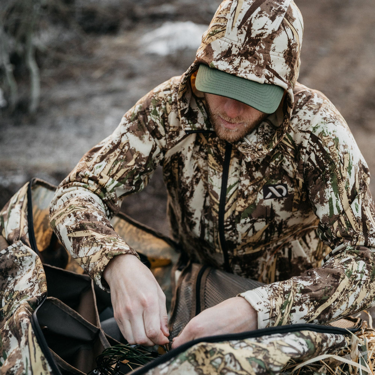 Men's Rugged Wool Zip Hoody