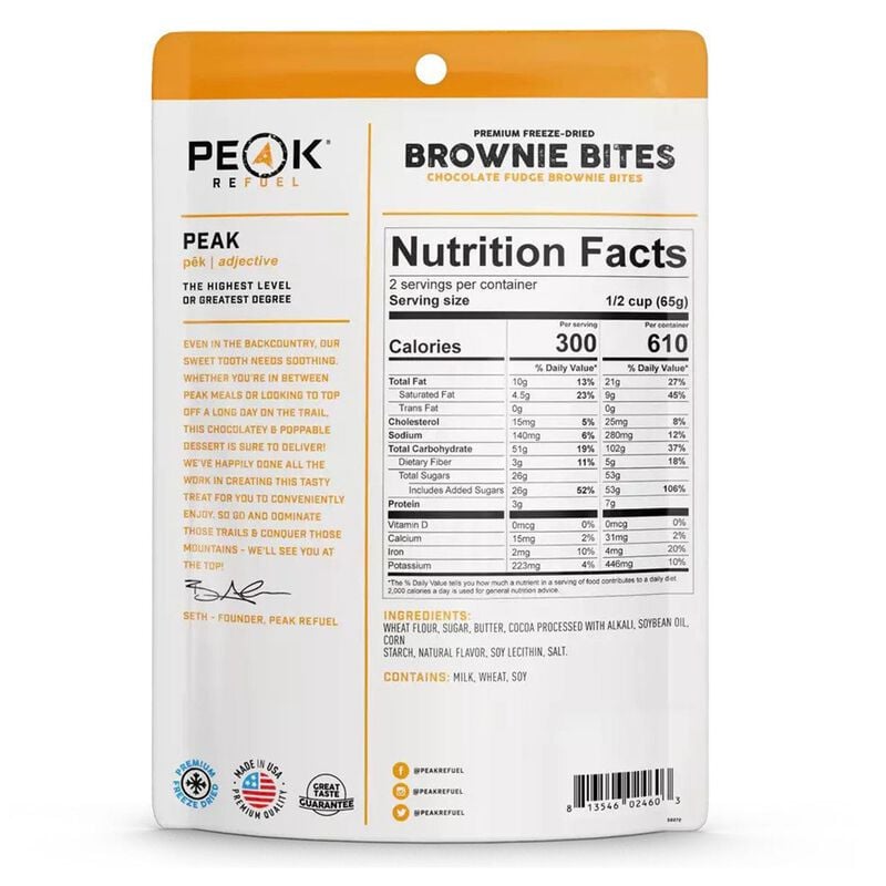 Peak Refuel Fudge Brownie Bites image number 1