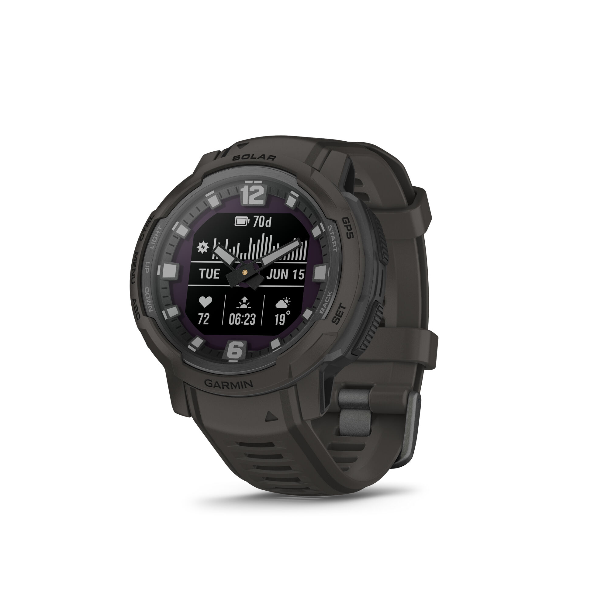 Garmin Instinct Crossover Solar Hybrid Smartwatch MeatEater