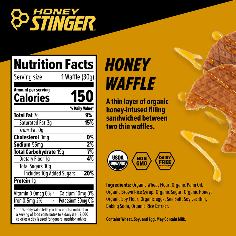 Honey Stinger Honey Waffles image number 3