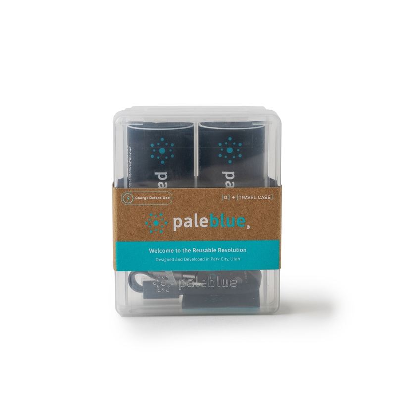 Pale Blue Rechargeable D Batteries image number 2
