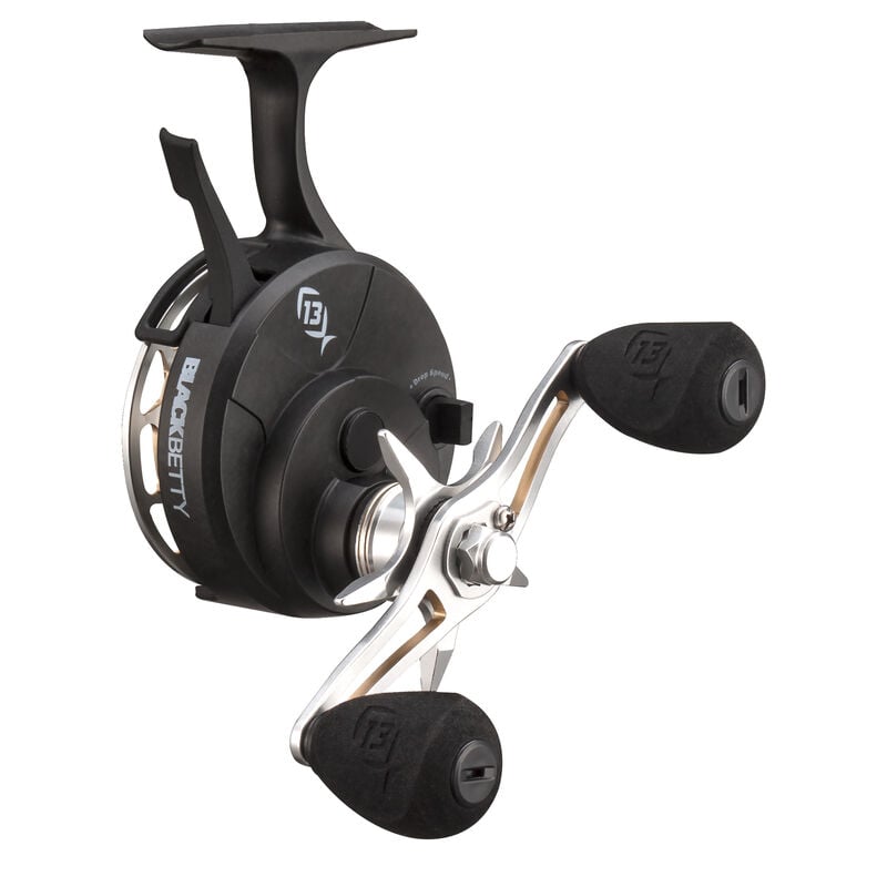 13 Fishing FreeFall Carbon Inline Ice Fishing Reel image number 0