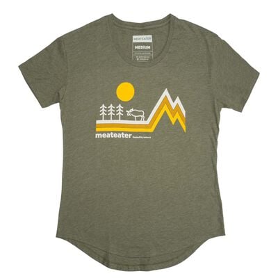 Women's Retro Moose T-Shirt