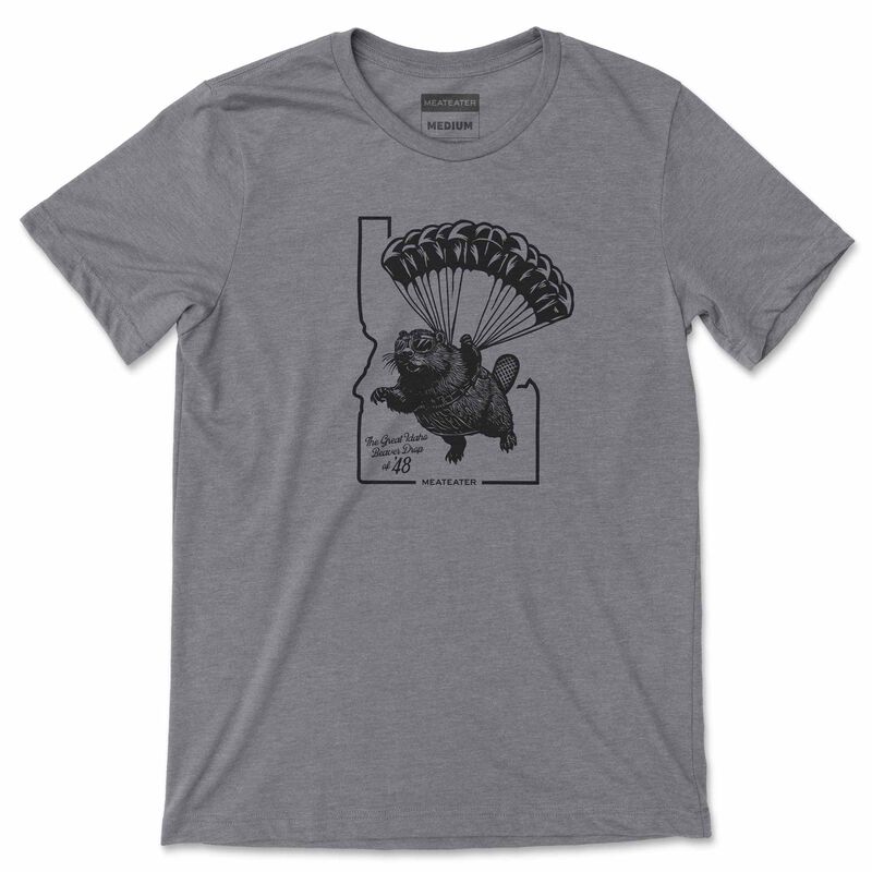 Parachuting Beaver T-Shirt image number 0