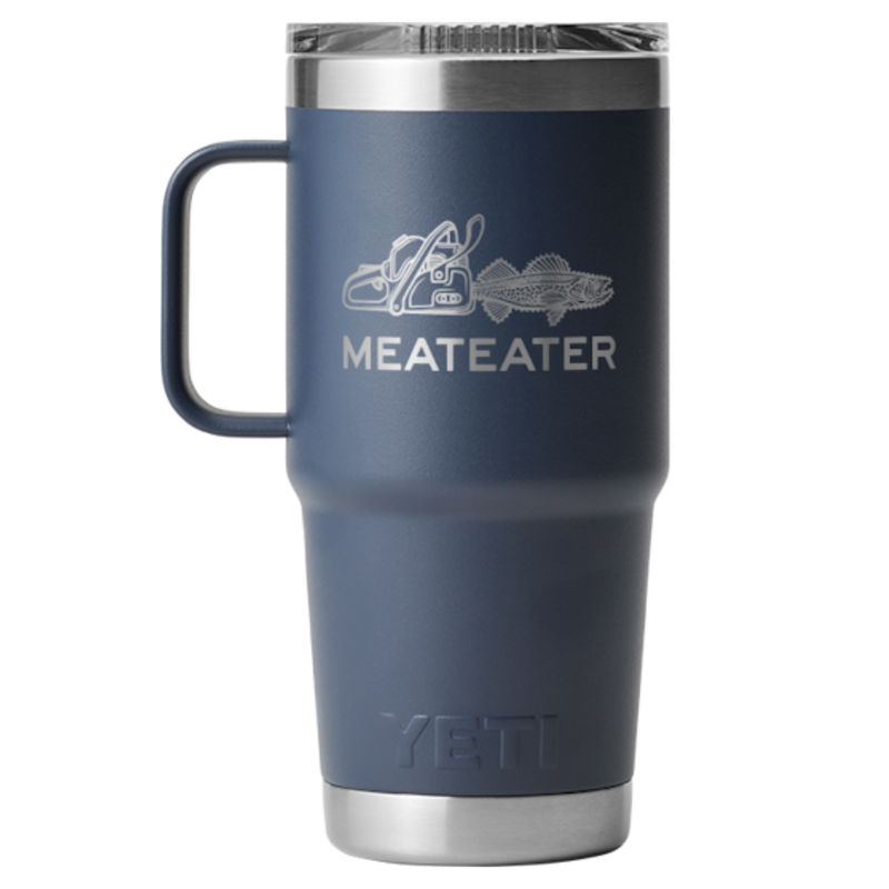 Walleye Chainsaw Yeti 20 oz Travel Mug image number 0