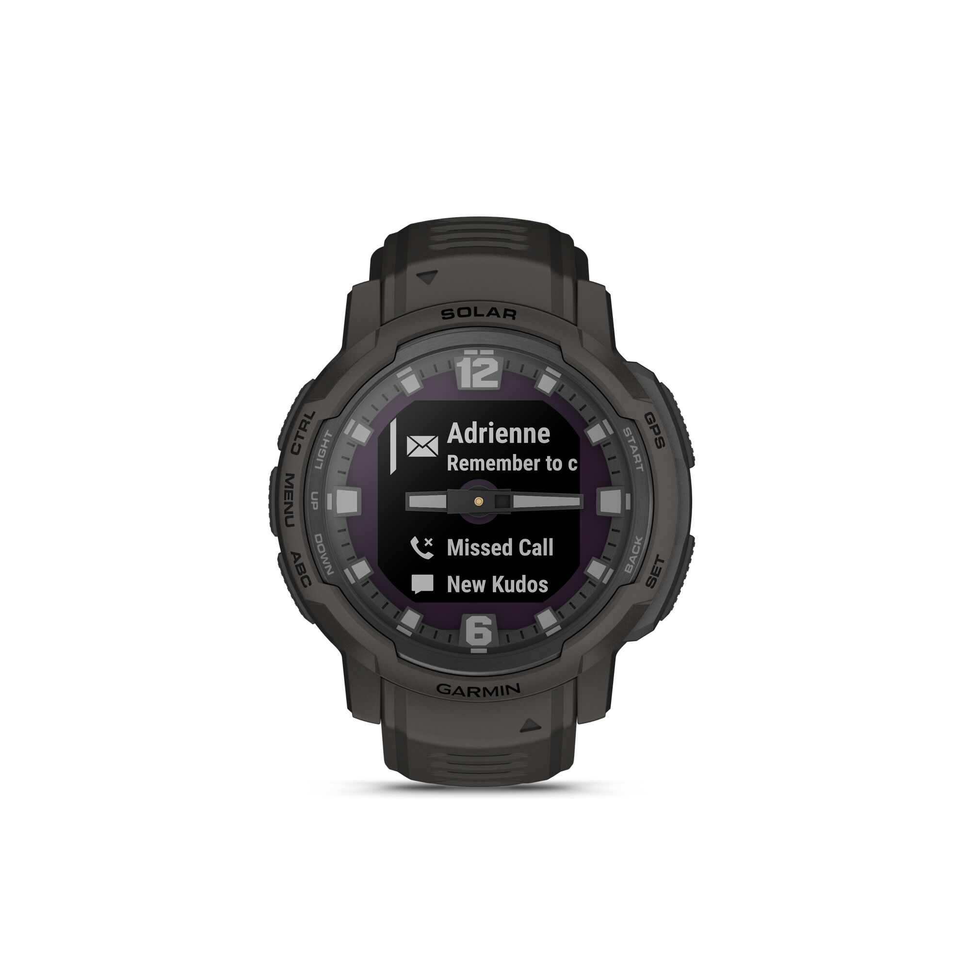 Garmin Instinct Crossover Solar Hybrid Smartwatch MeatEater