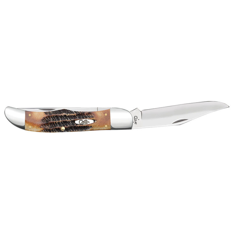 Case Knives Bone Stag Folding Hunter Knife image number 1