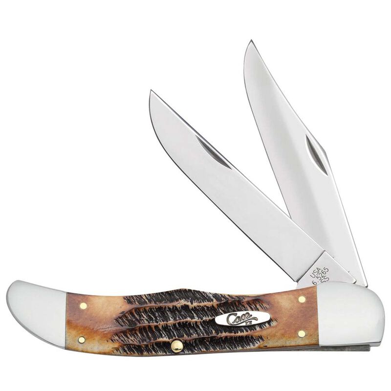 Case Knives Bone Stag Folding Hunter Knife image number 0