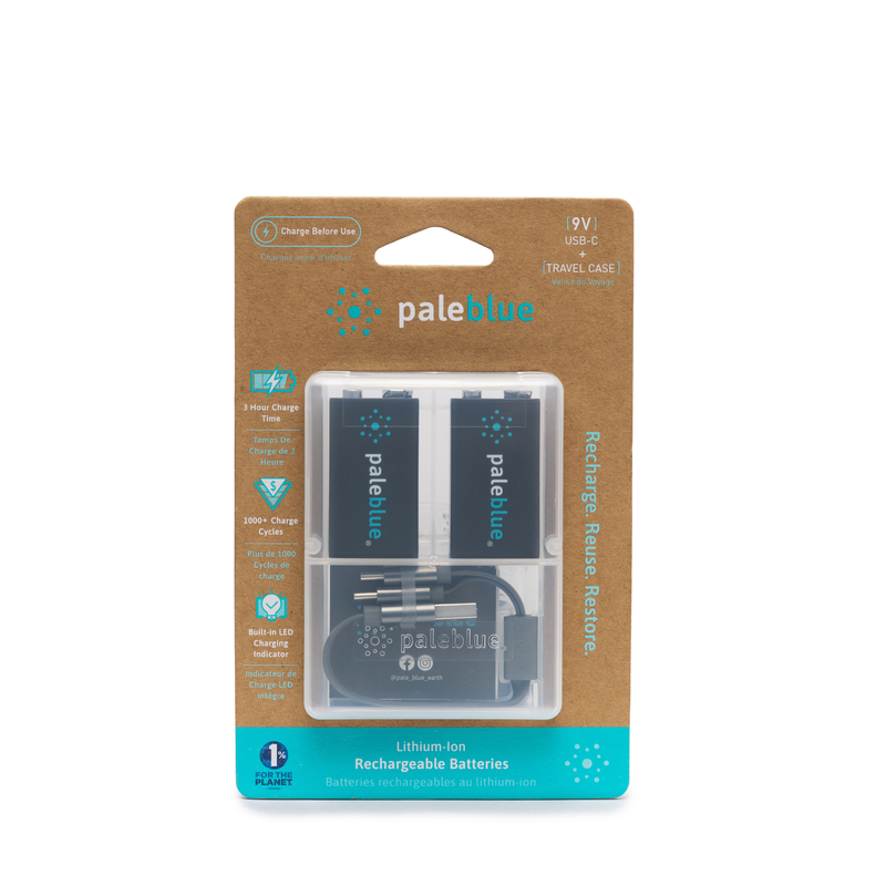 Pale Blue Rechargeable 9V Batteries image number 4