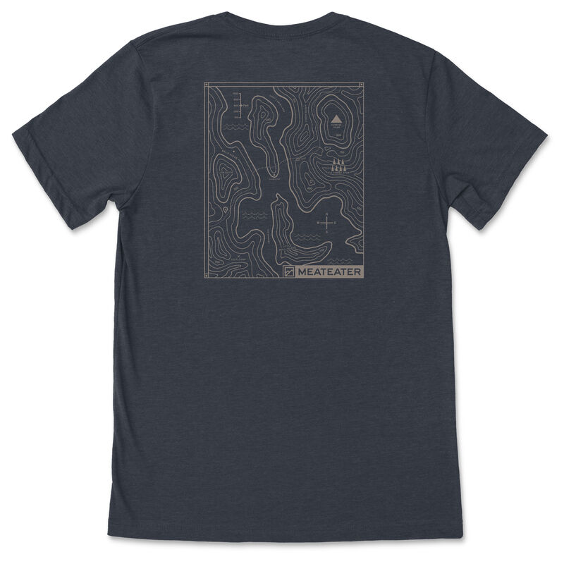Topo Map T-Shirt image number 1