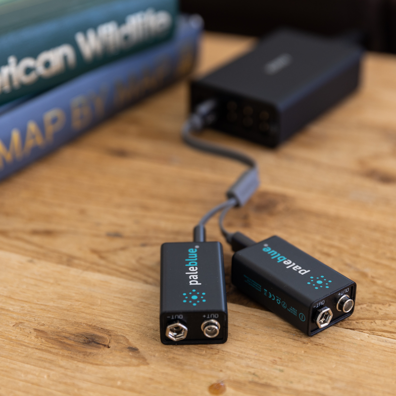 Pale Blue Rechargeable 9V Batteries image number 5
