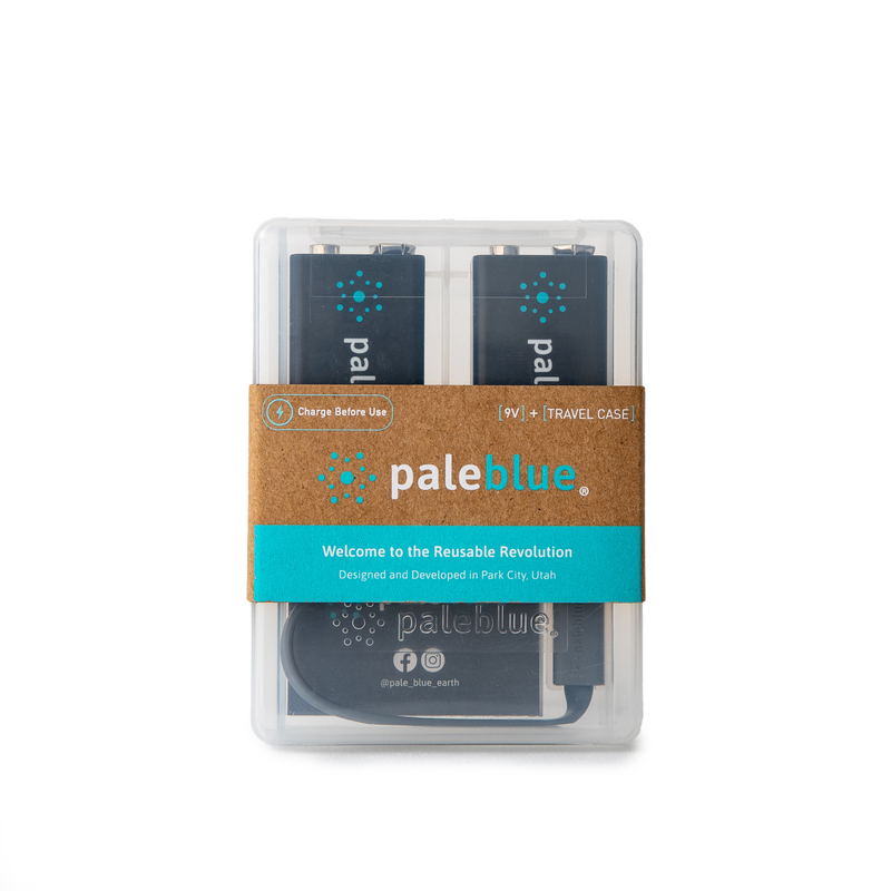 Pale Blue Rechargeable 9V Batteries image number 3